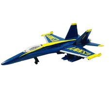 Alloy 1:64 Navy Blue Angels F/A-18 Hornet Fighter Jet Die Cast Model Plane