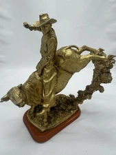 Vanmark- The Branding Iron Collection “Goin For 8”  Cowboy Riding a Bull 