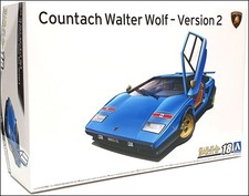 Aoshima 1/24 Scale Kit 063835 - Lamborghini Countach Walter Wolf Version 2