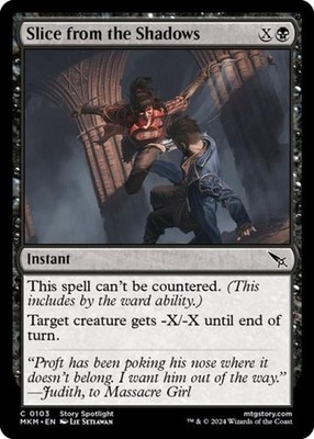 Slice from the Shadows - LP Foil C : Murders at Karlov Manor