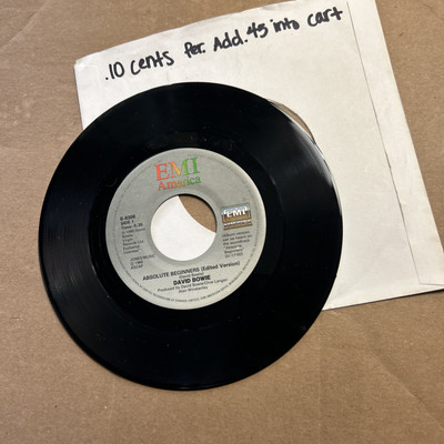 David Bowie Absolute Beginners/Dub Mix 1986 Emi America 45