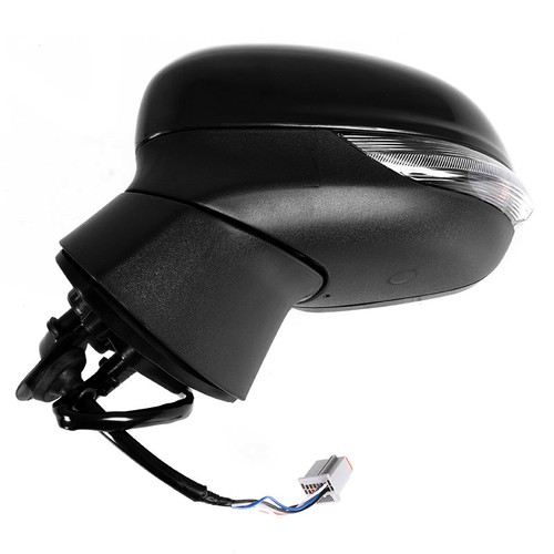 Left For Ford Fiesta MK8 2017-2024 Door Wing Mirror Electric Heated Gloss Black - Picture 16 of 19