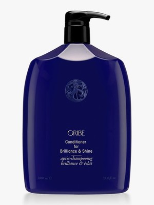 Oribe Conditioner for Brilliance and Shine With Pump  33.8 oz Unbox