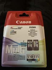 Canon PG-510/CL-511 Genuine Ink Cartridges, Pack of 2 Black and Colour