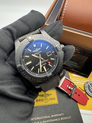 Breitling Avenger BlackBird Men's 48MM V1731010/BD12 Titanium Complete 2018