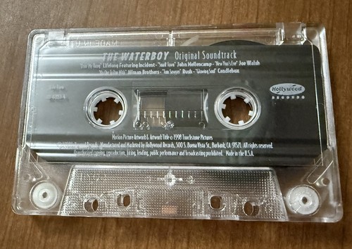 Fully TESTED The Waterboy Soundtrack 1998 Cassette Adam Sandler VG+ Condi HTF - Picture 6 of 7