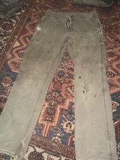 Green Carhartt Work Pants Relaxed Fit .