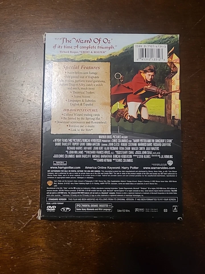 Harry Potter and the Sorcerer’s Stone Special Widescreen - Image 2 of 4