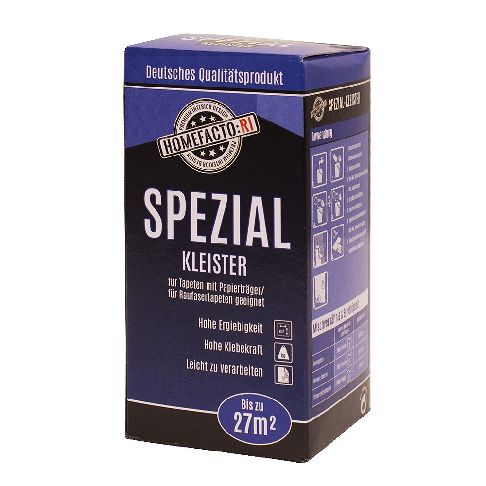 1x Spezial Kleister Tapeten Kleister Papier Vinyl Rauhfaser 200g (10,25€/1kg)