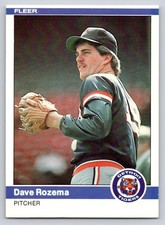 1984 Fleer - Dave Rozema #90 - *Near Mint*