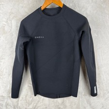 ONeill Mens Reactor II Long Sleeve Neoprene Wetsuit Top Black 5080 Size Medium