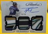 2022 Panini Flawless Taylor Trammell #TPA-TT Triple Patch Auto Sapphire Mariners