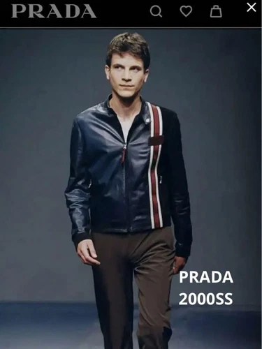 Veste de cavalier en cuir PRADA UOMO #QOF7ZG
