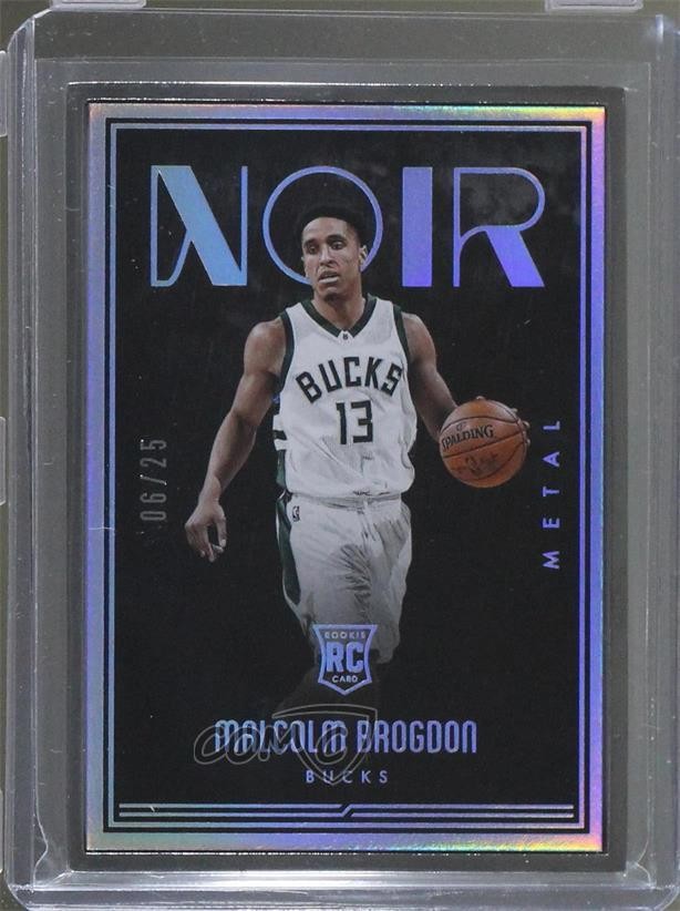 2016-17 Panini Noir Metal Frame Rookies 6/25 Malcolm Brogdon #263 Rookie RC h8k