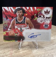 2024-25 Panini Court Kings - Fresh Paint Bub Carrington #FP-BUB Ruby /99 RC