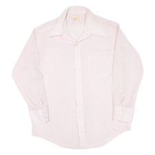 Camicia Da Uomo Rosa Con Motivo Pazzo A Maniche Lunghe L