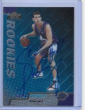 SCOTT PADGETT Basketball Card IP auto NBA rookie Utah Jazz 1999-00 Finest. rookie card picture