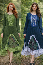 SALE Gringo Fairtrade Boho Fantasy Gypsy Stonewashed Cotton Lace Pixie Dress
