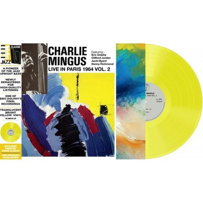 Charlie Mingus - Live In Paris Vol. 2 LP 12'' Yellow Colored Vinyl Record - NEW