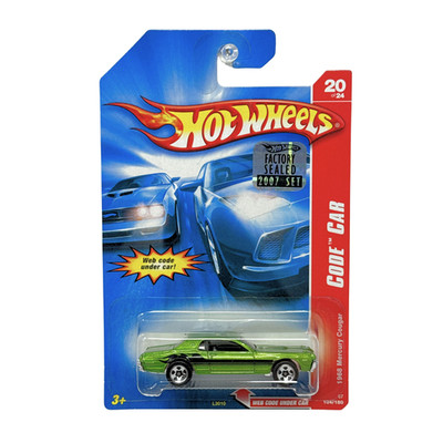 Hot Wheels Code Car 1968 Mercury Cougar 1:64 Diecast Factory Sealed