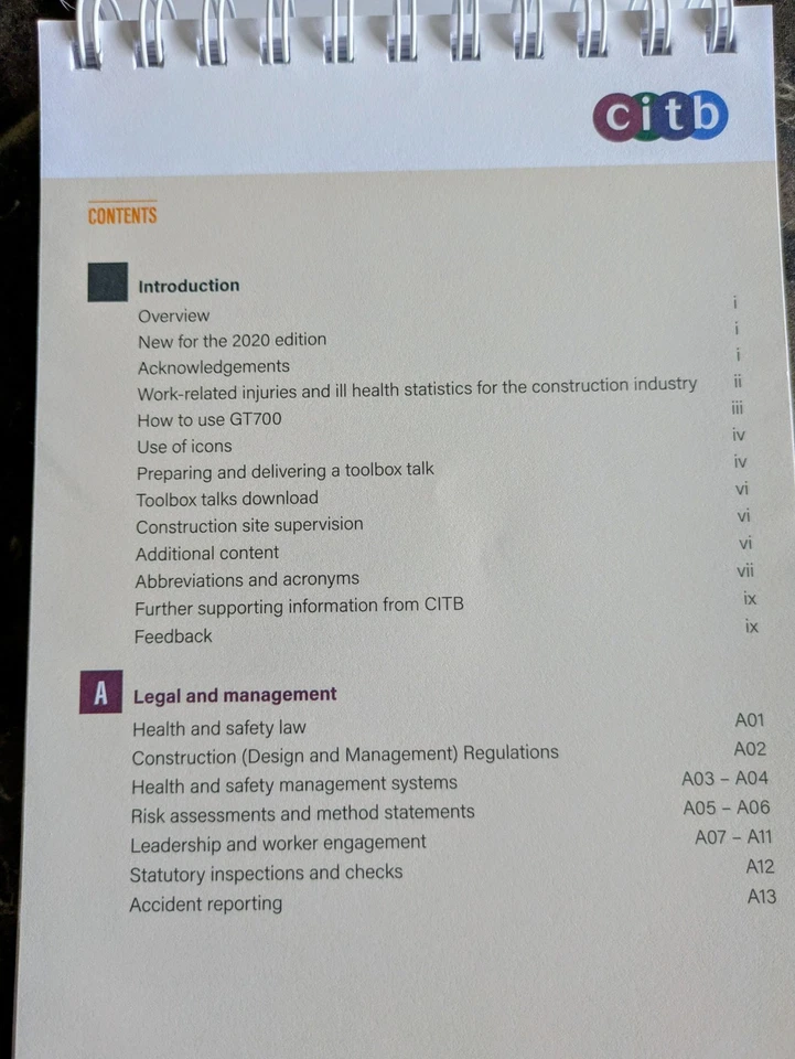 CITB - Tool Box Talks - Latest Version - Brand New - Image 2 of 4