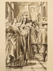 Pierre NOEL (1903-1981) ORIGINAL DRAWING VICTOR HUGO MARION DELORME LOUIS XIII b