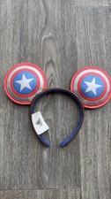 Disney Parks Marvel Captain America The First Avenger Ear Headband. Disney ears