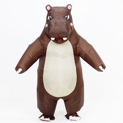 Giant Hippo Inflatable Costume Adult Blow Up for Event Party Cosplay Outfit