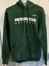 Nike Michigan State Spartans Softball Hooded Sweatshirt Size M