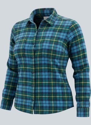 Croft & Barrow Plus Size 1X New Flannel Plaid Blue Button Down Extra Soft Shirt