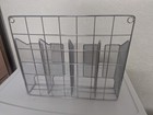 simplemade Metal Wrap Organizer Rack, Silver Wall Mount, 4 Compartments Medium — photo 3
