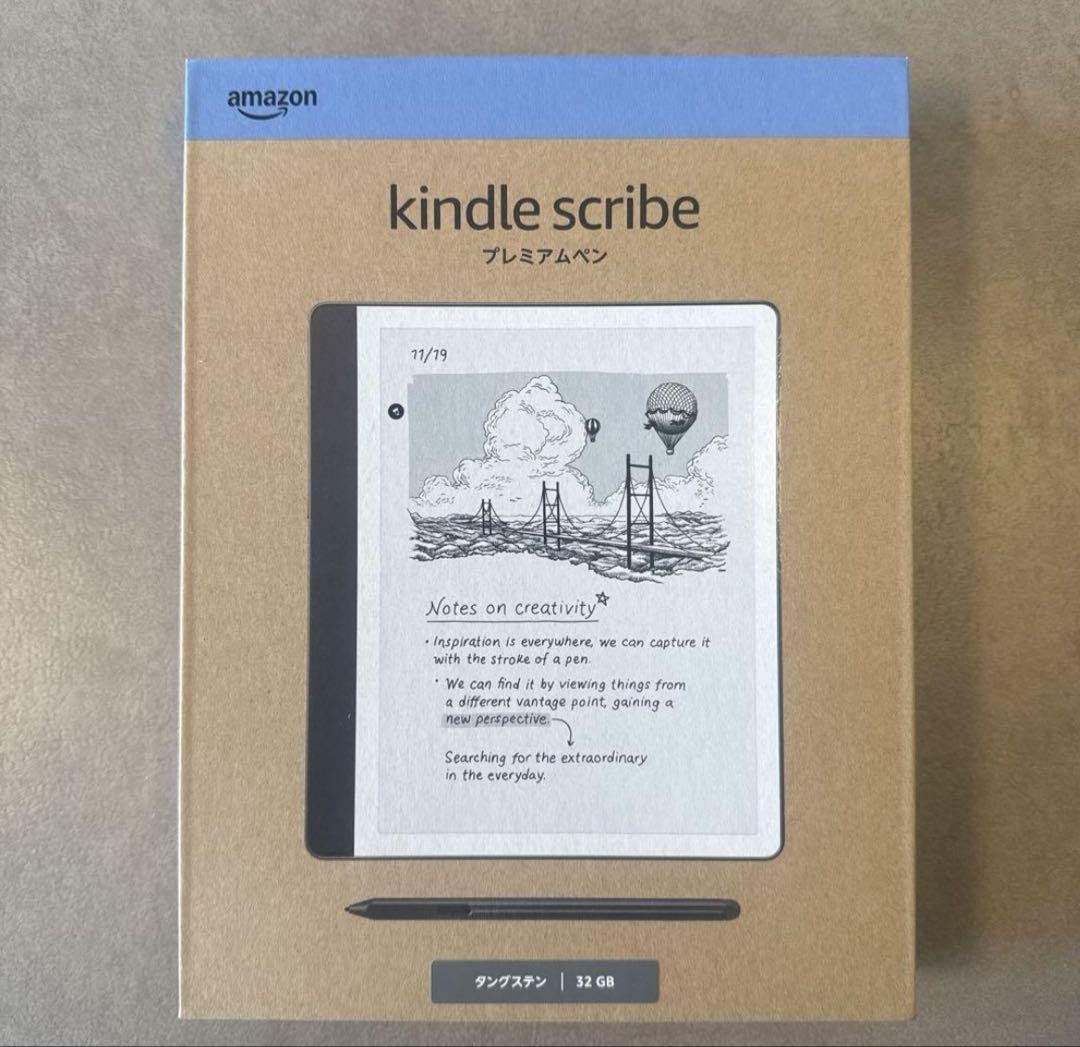 Amazon New Kindle Scribe Notebook with Premium Pen 32GB