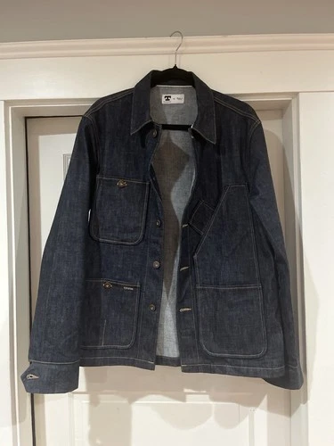 Tellason Coverall Jacket In 12.5oz Selvedge Denim Size Medium - product listing photo