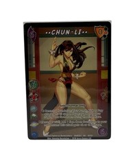 2018 Street Fighter Vs Darkstalkers Chun-Li UniVersus Collectible Promo Card CCG