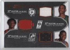 2007-08 SP Rookie Threads Triple Gabe Pruitt Taurean Green DJ Strawberry l8x