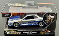 Jada Fast And Furious Brians Nissan Skyline Gt-r R34 Silver 132 Jada Fast And Furious Brians Nissan Skyline Gt-r R34 Silver 132