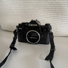 Canon A-1 35mm Film Camera Black Body with Strap Serial Number 2257319
