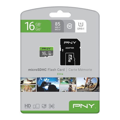PNY P-SDU16GU185GW-GE 16GB MicroSDHC 16GB, Multi-Coloured -  - Picture 7 of 7