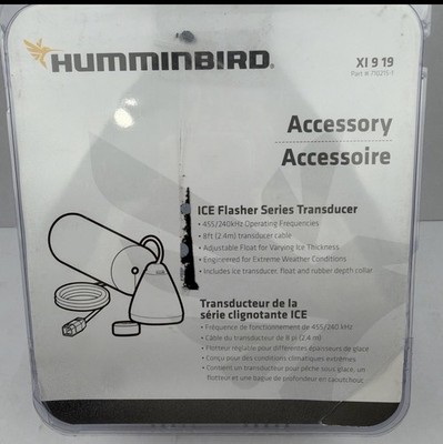 Humminbird XI-9-19 Dual Beam Ice Transducer 455-240kHz 710215-1