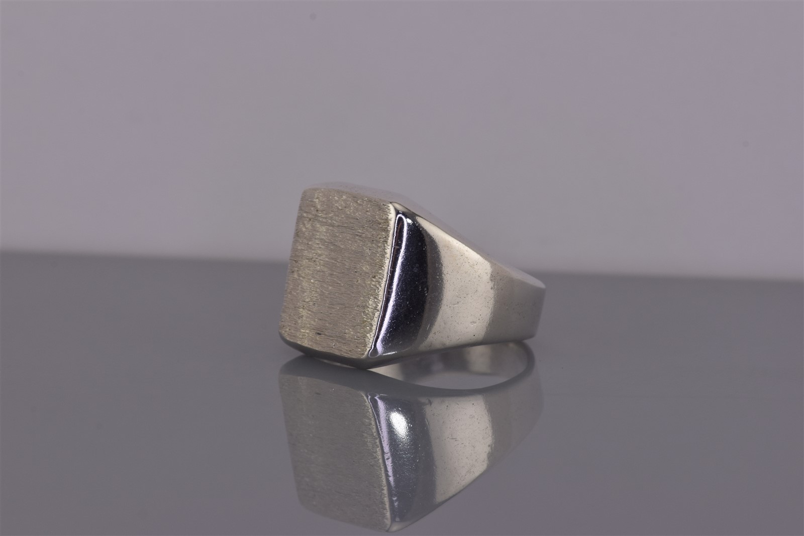 Sterling Silver 16mm Rectangular Engravable Face … - image 6