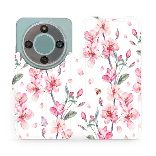 HandyhüLle Mit Klappe FüR Honor Magic8 Lite Mobiwear Case Etui Rosa FrüHling-image
