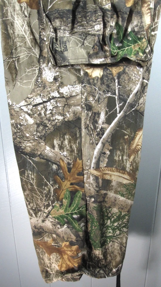 Realtree Edge Pants Men's XL Camo Cargo Tie Ankle Elastic Waist Outdoor Hunting - Image 3 of 4