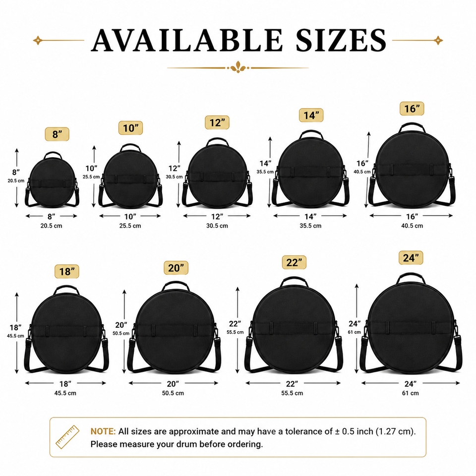 Halloween Haunted House Drum Carry Bag Gothic Pumpkin Round Drum Case ...