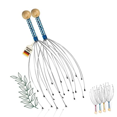 INSTINKTIVE-OASE Kopfmassage Spinne Kopfmassagegerät Kopfspinne Kopfkrauler Entspannende Massage