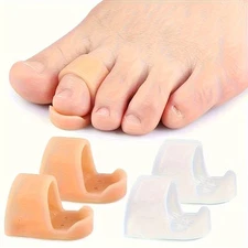 4 Pcs Bunion Corrector Silicone Toe Separator Straightener Orthopedic Toes Space