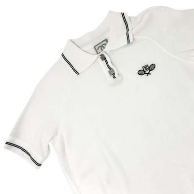 CHANEL Sport Vintage 05P CC Logo Polo T-shirt Top #38 Tennis