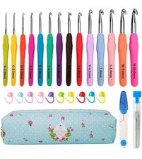 A-3 14 Piece Yarniss Crochet Hooks Set - MultiColor