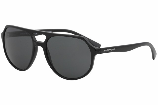 emporio armani men's sunglasses black