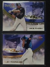 2001 FLEER TRIPLE CROWN FUTURE THREATS ALEX RODRIGUEZ #FT2 | MIKE PIAZZA #FT15