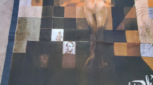 SALVADOR DALI TAPESTRIES TAPESTRY LINCOLN IN DALI VISION #205/1776 - Picture 5 of 6